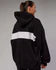 H 83 Unisex Intercept Hoodie Oversize Black-White